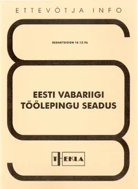 Eesti Vabariigi töölepingu seadus