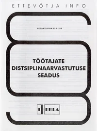 Töötajate distsiplinaarvastutuse seadus