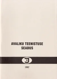 Avaliku teenistuse seadus