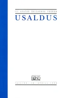 III avatud ühiskonna foorum «Usaldus»