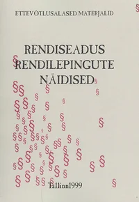 Rendiseadus. Rendilepingute näidised