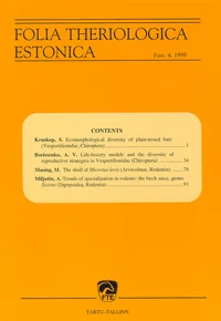 Folia Theriologica Estonica