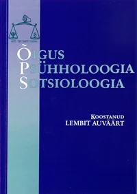 Õigus Psühholoogia Sotsioloogia
