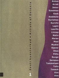 Eesti kunstnikud. Artists of Estonia