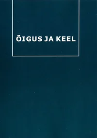 Õigus ja keel