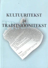 Kultuuritekst ja traditsioonitekst