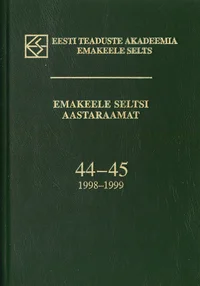 Emakeele Seltsi aastaraamat (44-45)
