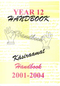 Year 12. Handbook 2001-2004