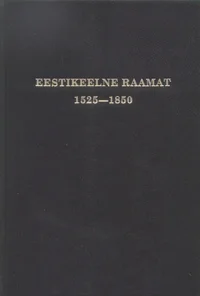Eestikeelne raamat 1525–1850
