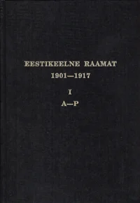 Eestikeelne raamat 1901–1917