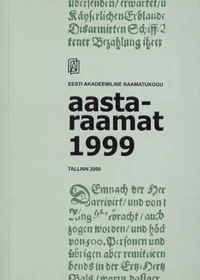 Eesti Akadeemiline Raamatukogu. Aastaraamat 1999