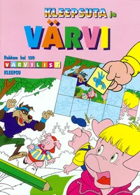 Kleepsuta ja värvi. Kolm põrsakest ja kuri hunt