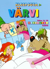 Kleepsuta ja värvi. Punamütsike