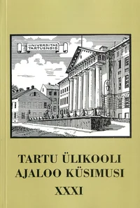 Tartu Ülikooli ajaloo küsimusi