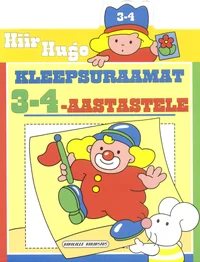 Hiir Hugo kleepsuraamat 3-4-aastastele
