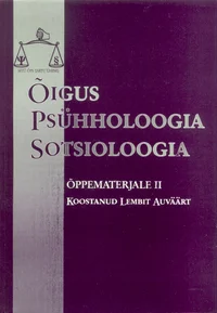 Õigus Psühholoogia Sotsioloogia