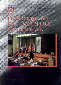 Judgement of Vilnius Tribunal (2000)