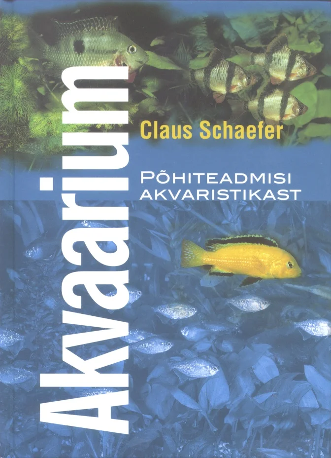 Akvaarium - Claus Schaefer (Valgus, 2002). Kaanel on fotokollaaž akvaariumi kaladest – taustal sinakasroheline vesi koos veetaimedega ning esiplaanil erkkollakas kalake. Kujundus annab edasi veealuse maailma rahulikku ja värviküllast atmosfääri.