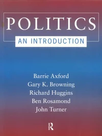 Politics. An Introduction