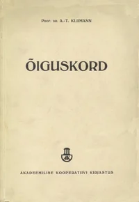 Õiguskord
