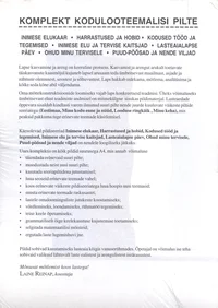 Komplekt kodulooteemalisi pilte