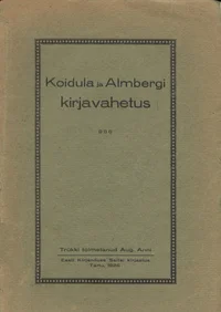 Koidula ja Almbergi kirjavahetus