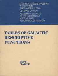 Tables of Galactic Descriptive Functions