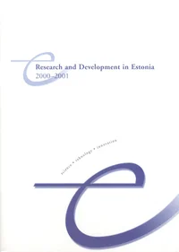 Research and Development in Estonia 2000-2001