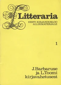 J. Barbaruse ja L. Toomi kirjavahetusest
