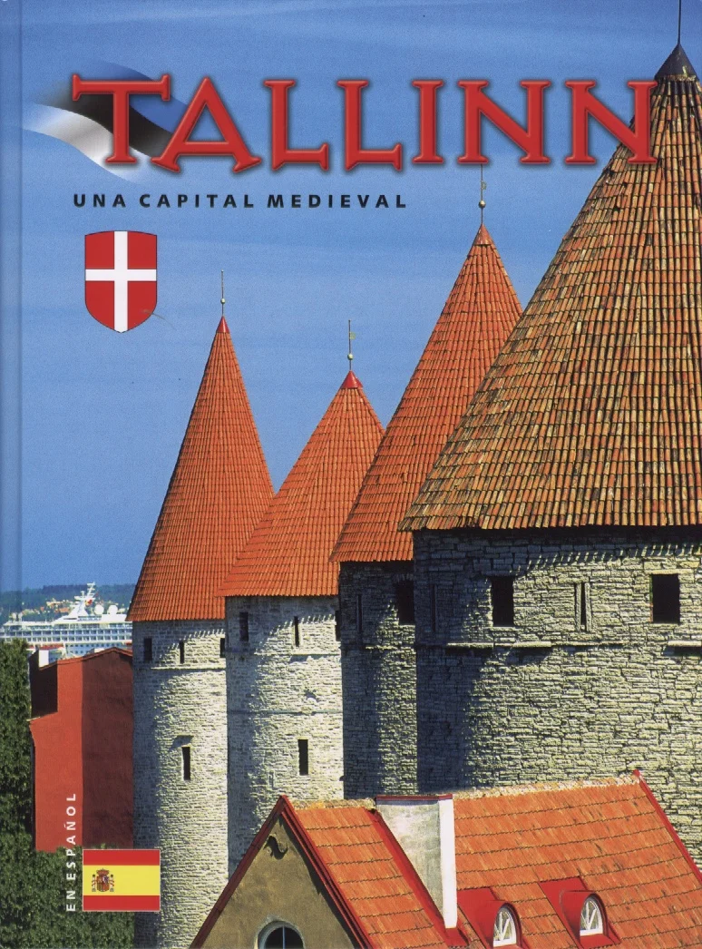 Tallinn - Eva-Grete Aljas, Kristina Porgasaar (BürooDisain, 2003). Kaanel domineerib foto Tallinna keskaegsetest tornidest ja müüridest punaste katustega, taustal paistab meri. Kujundus on klassikaline, kasutatakse punaseid ja pruunikaid toone ning kaanel on ka Eesti vapi kujutis.