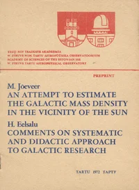 An attempt to estimate the galactic mass density in the vicinity of the sun. Comments on systematic and didactic approach to galactic research