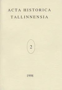 Acta Historica Tallinnensia