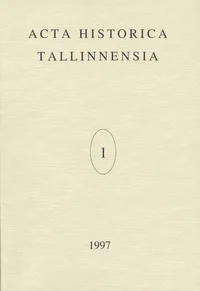 Acta Historica Tallinnensia