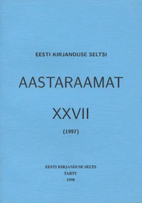 Eesti Kirjanduse Seltsi aastaraamat XXVII