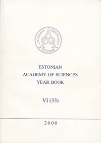 Estonian Academy of Sciences Year Book
