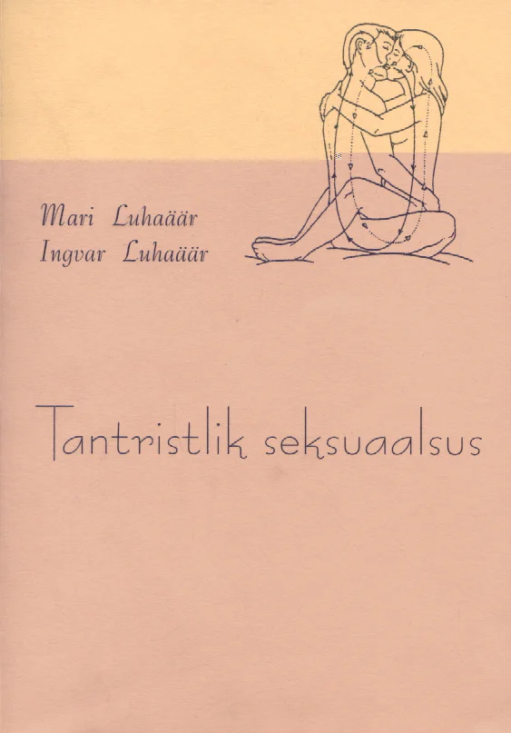 Tantristlik seksuaalsus - Mari Luhaäär, Ingvar Luhaäär (Intuitiivteaduste kool, 2004). Hele roosakas-beež taust koos minimalistliku joonejoonistusega, mis kujutab kahte üksteisega lähedalt põimunud inimfiguuri.
