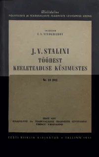 J.V. Stalini töödest keeleteaduse küsimustest