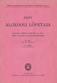 Eesti algkooli lõpetaja