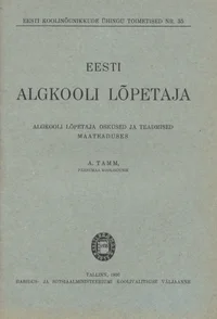 Eesti algkooli lõpetaja