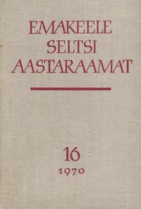 Emakeele Seltsi aastaraamat