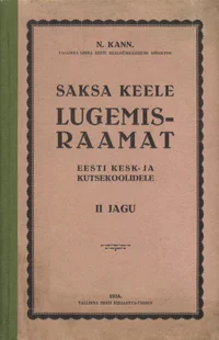 Saksa keele lugemisraamat eesti kesk- ja kutsekoolidele