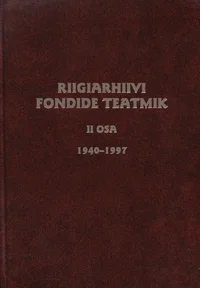 Riigiarhiivi fondide teatmik