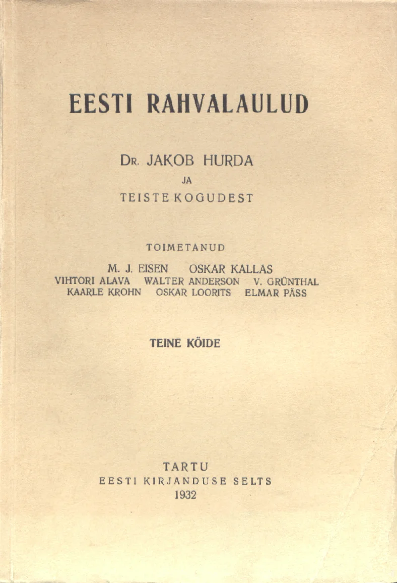 Eesti rahvalaulud