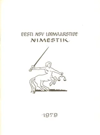 Eesti NSV loomaarstide nimestik