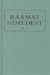 Raamat nimedest