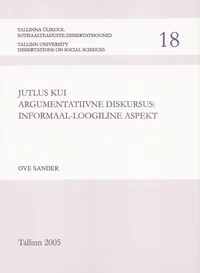 Jutlus kui argumentatiivne diskursus: informaal-loogiline aspekt