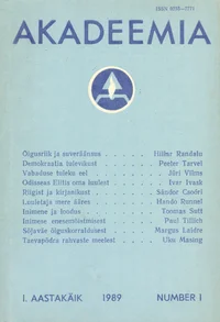 Akadeemia 1989/01