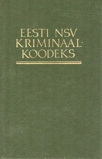 Eesti NSV kriminaalkoodeks