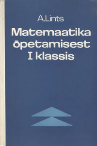 Matemaatika õpetamisest I klassis