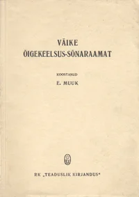 Väike õigekeelsus-sõnaraamat